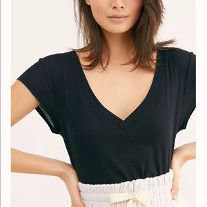 NWOT Free People V Easy Tee